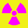 Magenta Radiation Symbol
