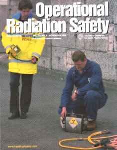 Operational
Radiation Safety, Vol. 79, No. 5, November 2000