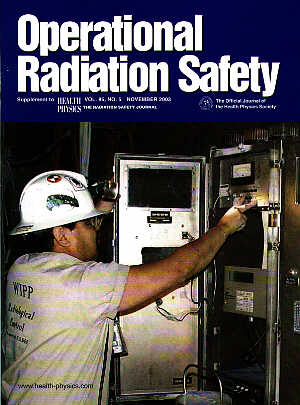 Operational Radiation Safety, Vol. 85, No. 5, November 2003