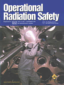 Operational
Radiation Safety, Vol. 81, No. 5, November 2001