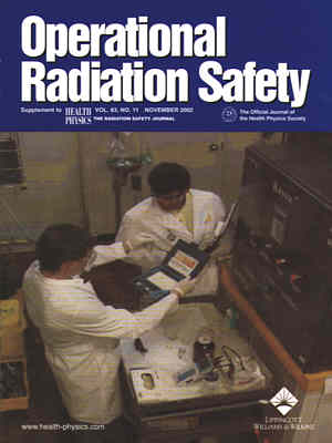 Operational Radiation Safety, Vol. 83, No. 11, November 2002
